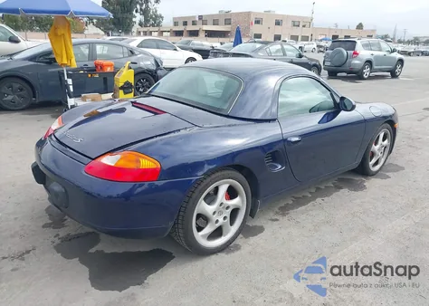 2001 Porsche Boxster S z USA, uszkodzony, nr VIN WP0CB29801U661422